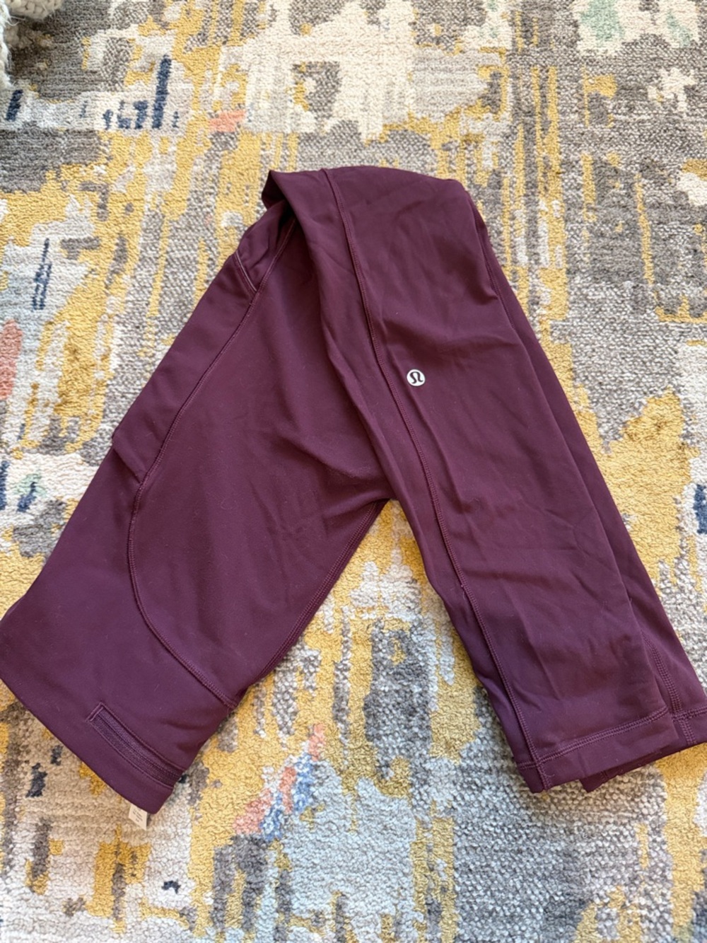 lululemon athletica Maroon Athletic Leggings